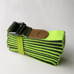 Fascia di resistenza in cotone con doppia fascia elastica per yoga, dimensioni: 300 x 3,8 cm, 300x3.8cm