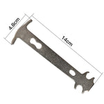 Indicatore di usura della catena della bicicletta Checker Mountain Road Bike MTB Catene Misurazione Righello Strumento di riparazione sostitutiva per ciclismo, CHAIN-001