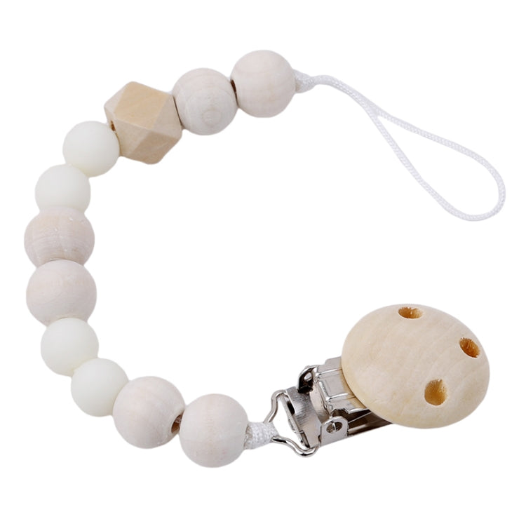 3 PCS Catena per clip per ciuccio per bambini Supporto in legno Clip per ciuccio per ciuccio Guinzaglio per capezzoli per l'alimentazione infantile