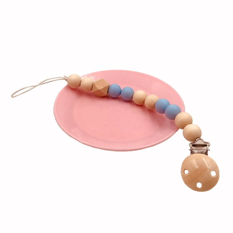 3 PCS Catena per clip per ciuccio per bambini Supporto in legno Clip per ciuccio per ciuccio Guinzaglio per capezzoli per l'alimentazione infantile