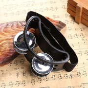 Campana per cajon a percussione in alluminio, dimensioni: 10 x 8 x 4 cm