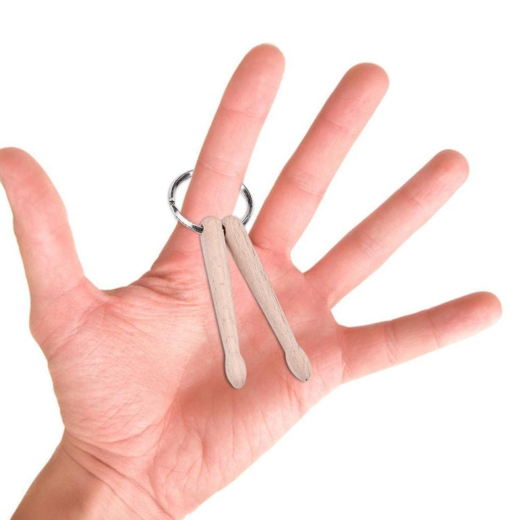 Mini bacchette portachiavi bacchette di faggio regalo di musica a percussione