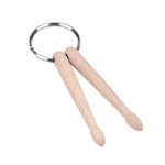 Mini bacchette portachiavi bacchette di faggio regalo di musica a percussione
