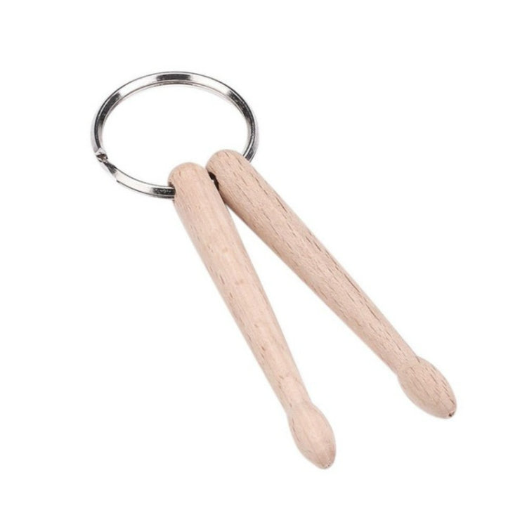 Mini bacchette portachiavi bacchette di faggio regalo di musica a percussione