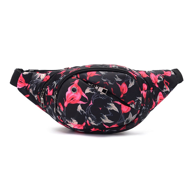 Marsupio da donna per borsa da esterno con tasche casual multifunzione con stampa a colori