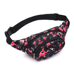 Marsupio da donna per borsa da esterno con tasche casual multifunzione con stampa a colori