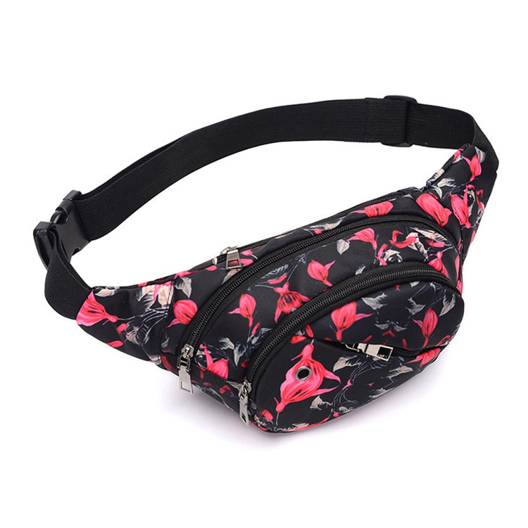 Marsupio da donna per borsa da esterno con tasche casual multifunzione con stampa a colori