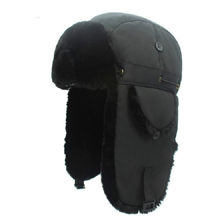Cappello da sci invernale con circonferenza della testa regolabile imbottito per esterni Cappelli da volo con protezione per le orecchie calde, Black Black Fur, Black Brown Fur, Dark Blue Black Fur, Dark Blue Brown Fur, Gray Black Fur, Gray Brown Fur  ...