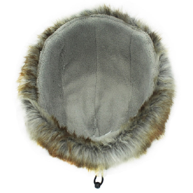 Cappello da sci invernale con circonferenza della testa regolabile imbottito per esterni Cappelli da volo con protezione per le orecchie calde, Black Black Fur, Black Brown Fur, Dark Blue Black Fur, Dark Blue Brown Fur, Gray Black Fur, Gray Brown Fur  ...
