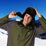 Cappello da sci invernale con circonferenza della testa regolabile imbottito per esterni Cappelli da volo con protezione per le orecchie calde, Black Black Fur, Black Brown Fur, Dark Blue Black Fur, Dark Blue Brown Fur, Gray Black Fur, Gray Brown Fur  ...