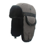 Cappello da sci invernale con circonferenza della testa regolabile imbottito per esterni Cappelli da volo con protezione per le orecchie calde, Black Black Fur, Black Brown Fur, Dark Blue Black Fur, Dark Blue Brown Fur, Gray Black Fur, Gray Brown Fur  ...