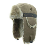 Cappello da sci invernale con circonferenza della testa regolabile imbottito per esterni Cappelli da volo con protezione per le orecchie calde, Black Black Fur, Black Brown Fur, Dark Blue Black Fur, Dark Blue Brown Fur, Gray Black Fur, Gray Brown Fur  ...