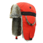 Cappello da sci invernale con circonferenza della testa regolabile imbottito per esterni Cappelli da volo con protezione per le orecchie calde, Black Black Fur, Black Brown Fur, Dark Blue Black Fur, Dark Blue Brown Fur, Gray Black Fur, Gray Brown Fur  ...