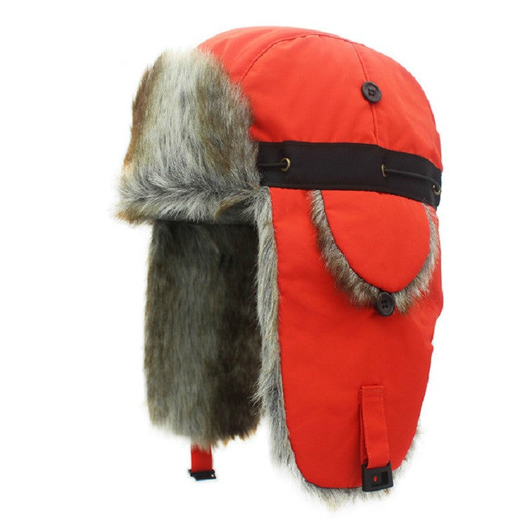 Cappello da sci invernale con circonferenza della testa regolabile imbottito per esterni Cappelli da volo con protezione per le orecchie calde, Black Black Fur, Black Brown Fur, Dark Blue Black Fur, Dark Blue Brown Fur, Gray Black Fur, Gray Brown Fur  ...