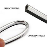 10 pz Modanature interne auto clip striscia luminosa PVC
