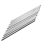 10 pz Modanature interne auto clip striscia luminosa PVC