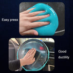 Adesivo gel per colla per auto pulita, Sky Blue, Yellow, Transparent