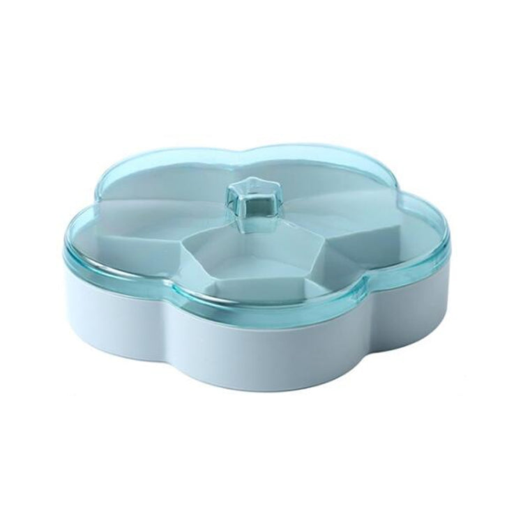 Scatola portaoggetti per frutta secca trasparente per caramelle nuziali a forma di fiore, Single Layer, Double Layer