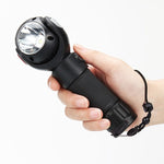 SKYWOLFEYE Testa della lampada Rotazione di 360 gradi Torcia abbagliante a LED ricaricabile tramite USB con lampada da lavoro COB magnetica, Without Battery, With An 18650 Battery, With An 26650 Battery