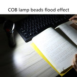 SKYWOLFEYE Testa della lampada Rotazione di 360 gradi Torcia abbagliante a LED ricaricabile tramite USB con lampada da lavoro COB magnetica, Without Battery, With An 18650 Battery, With An 26650 Battery