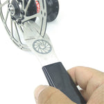 Strumento di riparazione del disco del freno a disco della bicicletta Chiave di correzione della deformazione del disco anti-sfregamento, BIKERSAY BT039B