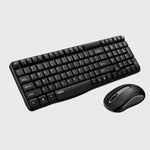 Set tastiera e mouse wireless Rapoo X1800S da 2,4 GHz, Black, White