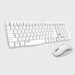Set tastiera e mouse wireless Rapoo X1800S da 2,4 GHz, Black, White