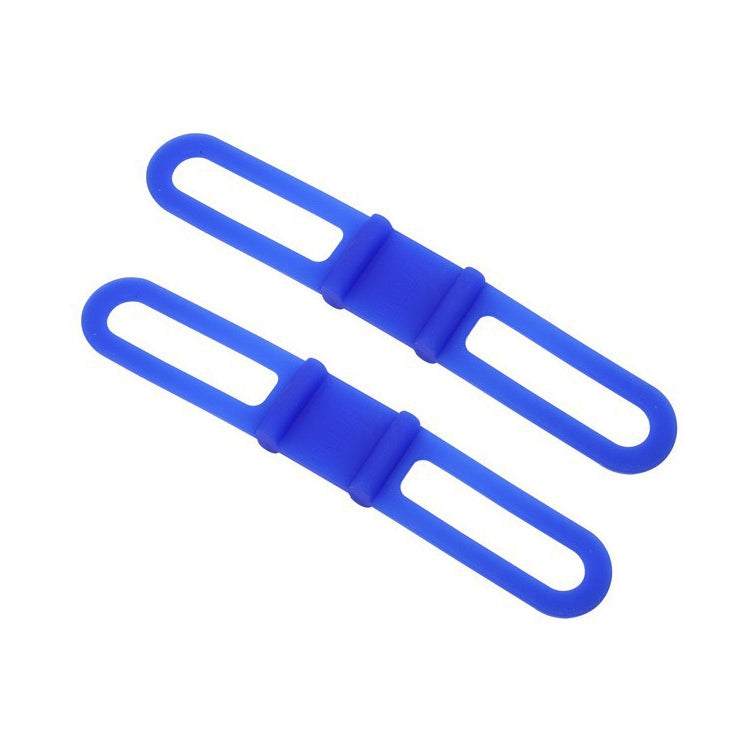 5 pz cinturino in silicone mountain road bike torcia telefono torcia fasciatura elastica supporto per luce per bicicletta