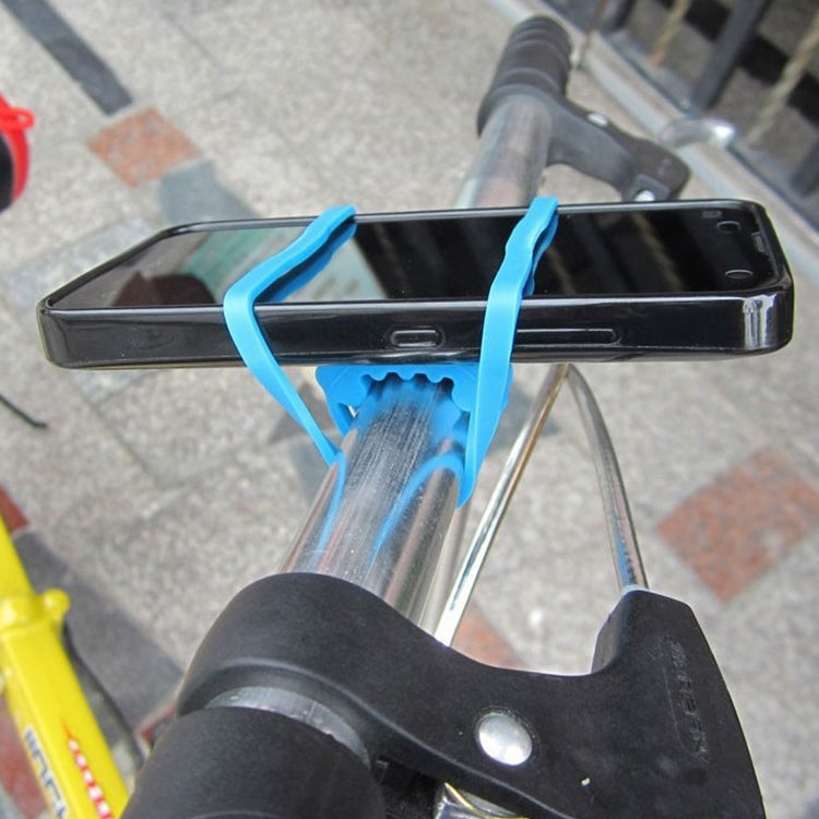 5 pz cinturino in silicone mountain road bike torcia telefono torcia fasciatura elastica supporto per luce per bicicletta