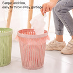 Contenitore per sacco della spazzatura integrato in plastica rimovibile per uso domestico