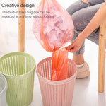 Contenitore per sacco della spazzatura integrato in plastica rimovibile per uso domestico