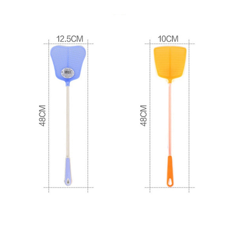 Scacciamosche scacciamosche con manico lungo in plastica per uso domestico, 4 pezzi, consegna colore casuale, 1PC