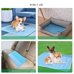 SFB104 Tappetini rinfrescanti estivi Coperta di ghiaccio Tappetini per cani e gatti, 50x40cm, 63x50cm, 70x56cm, 102x70cm