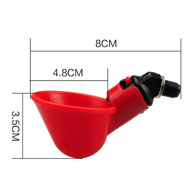 Abbeveratoio per pollame con ciotola per l'esportazione dell'attrezzatura per l'allevamento regolabile, Drinking Bowl Poultry Drinker