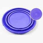 Giocattoli per animali domestici Dischi volanti per cani di grandi dimensioni Giocattolo per cuccioli di addestramento in gomma Fetch Flying Disc Frisbee, 15x15x2cm, 18x18x3cm