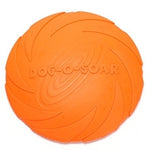 Giocattoli per animali domestici Dischi volanti per cani di grandi dimensioni Giocattolo per cuccioli di addestramento in gomma Fetch Flying Disc Frisbee, 15x15x2cm, 18x18x3cm