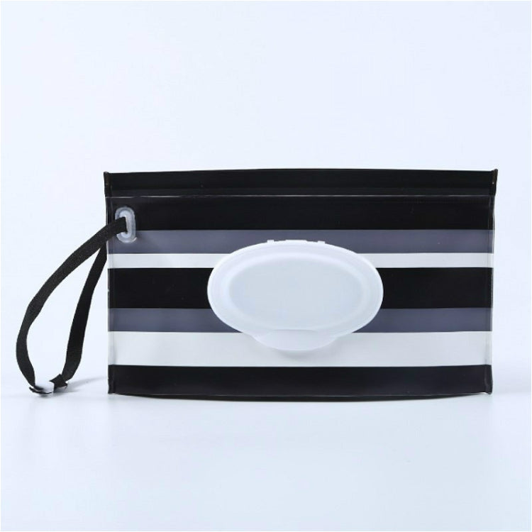 Borsa portatile rimovibile per salviette per neonati Borsa per salviette igieniche Flip in EVA