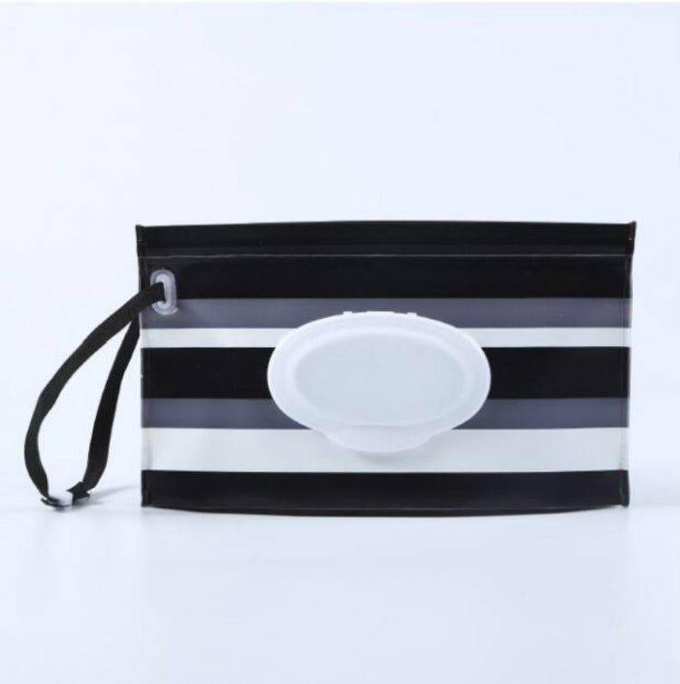 Borsa portatile rimovibile per salviette per neonati Borsa per salviette igieniche Flip in EVA