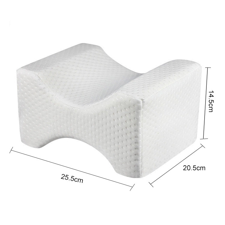 Cuscino ortopedico con zeppa per ginocchio in memory foam per dormire, sciatica, sollievo dal dolore alle articolazioni dell'anca, contorno, coscia, gamba, cuscino di supporto, White, Grey grid, Navy Blue grid, White+bandage, Grey grid+bandage         ...