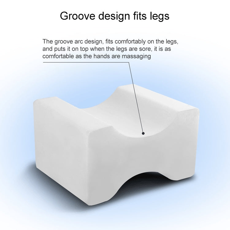 Cuscino ortopedico con zeppa per ginocchio in memory foam per dormire, sciatica, sollievo dal dolore alle articolazioni dell'anca, contorno, coscia, gamba, cuscino di supporto, White, Grey grid, Navy Blue grid, White+bandage, Grey grid+bandage         ...