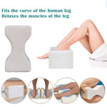 Cuscino ortopedico con zeppa per ginocchio in memory foam per dormire, sciatica, sollievo dal dolore alle articolazioni dell'anca, contorno, coscia, gamba, cuscino di supporto, White, Grey grid, Navy Blue grid, White+bandage, Grey grid+bandage         ...