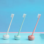 Spazzolino denti setole morbide carbone bambù 10 in 1