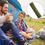 Set di 2 bacchette da viaggio creative in paglia di bambù, coltelli, forchetta, cucchiaio, con borsa di stoffa