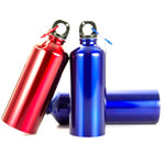 Borraccia per sport all'aria aperta in alluminio, borraccia portatile per alpinismo, borraccia per equitazione, 400ml, 500ml, 600ml, 750ml