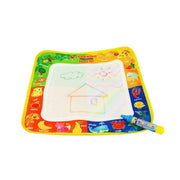 Tavolo da disegno pieghevole per bambini in tessuto per scrivere ad acqua Magic Graffiti da 3 pezzi con penna, dimensioni: 29 cm x 29 cm
