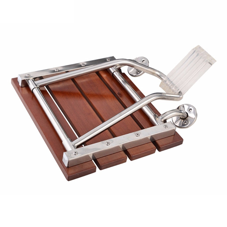 Sedia da doccia relax pieghevole a parete in legno massello, F Fype Folding Solid Chair
