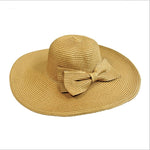 Cappello da viaggio estivo da ragazza, a tesa larga, floscio, estivo, da spiaggia, sportivo, in paglia