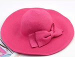 Cappello da viaggio estivo da ragazza, a tesa larga, floscio, estivo, da spiaggia, sportivo, in paglia