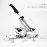 Affettatrice per carne, affettatrice per carne, spessore manuale regolabile, lega di acciaio inossidabile per uso domestico, Meat Slicing Machine