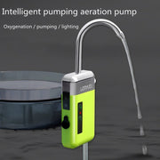 LINNHUE Pompa dell'acqua automatica Ricarica dell'assorbitore d'acqua Pompa di aerazione per la pesca all'aperto, LINNHUE
